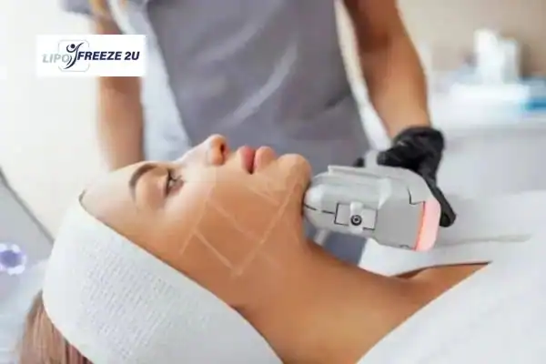 image of HIFU Irvine treatment in progress.